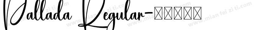 Pallada Regular字体转换